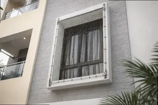 Window Safety Nets detail for Appaswamy Altezza