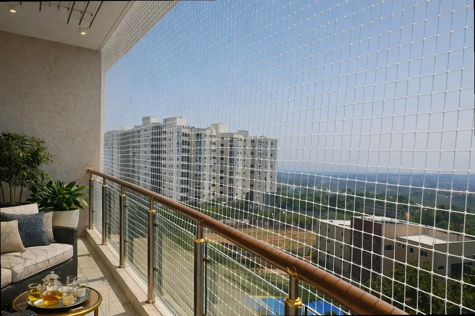 Anti Bird Nets installation reference for BBCL Villa Haven
