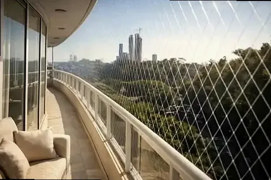 Balcony Safety Nets site context for Brigade Xanadu