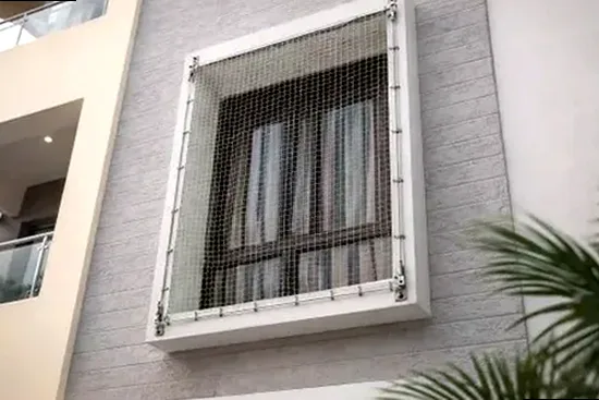 Window Safety Nets detail for Brigade Xanadu