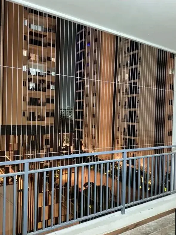 Pigeon Safety Nets detail for DLF Gardencity Siruseri