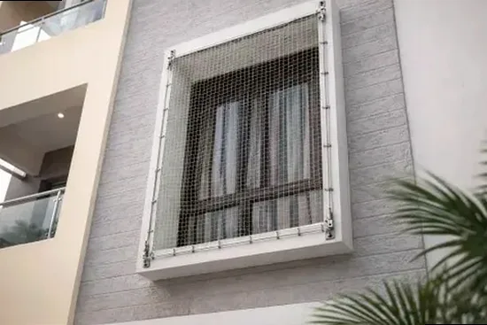 Window Safety Nets detail for DLF Gardencity Siruseri