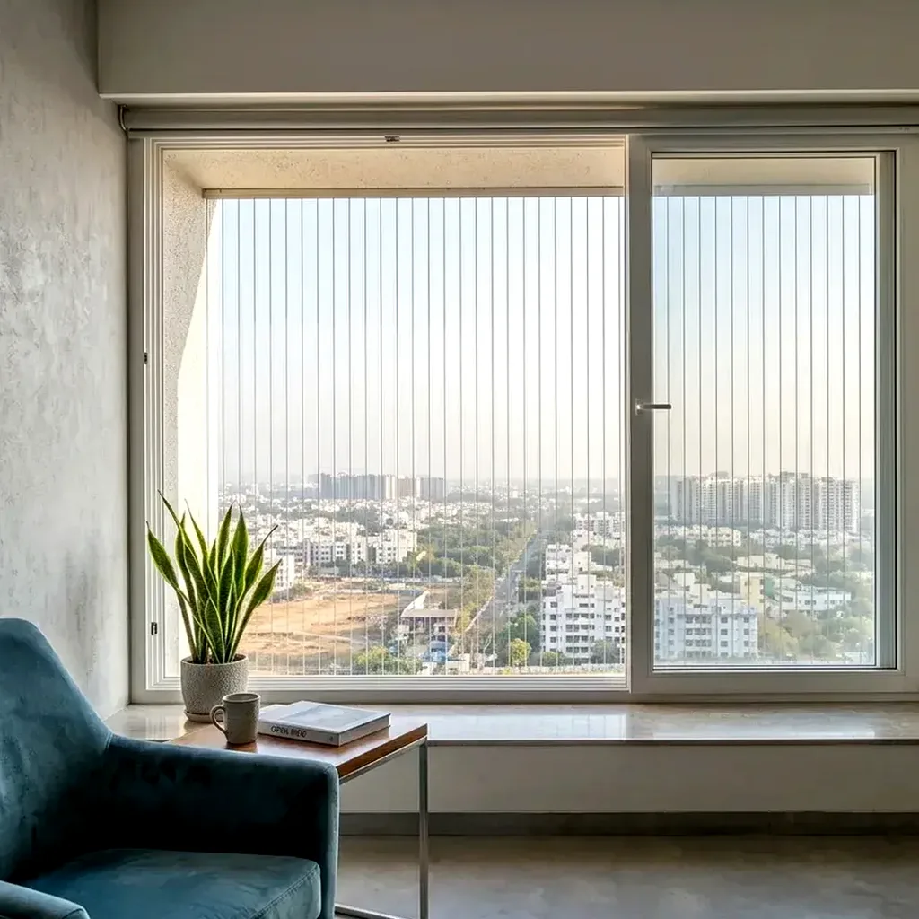 Window Safety Nets site context for Jains Inseli Park