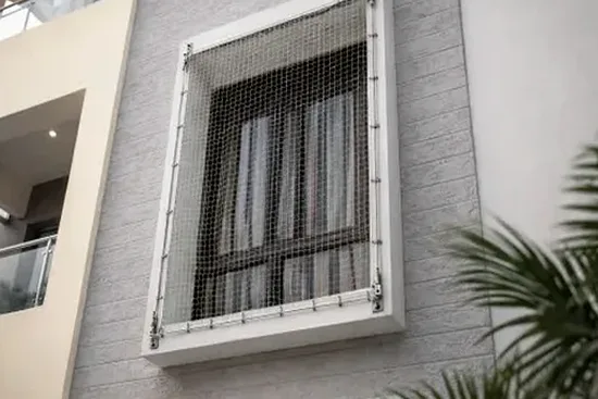 Window Safety Nets detail for Jains Inseli Park