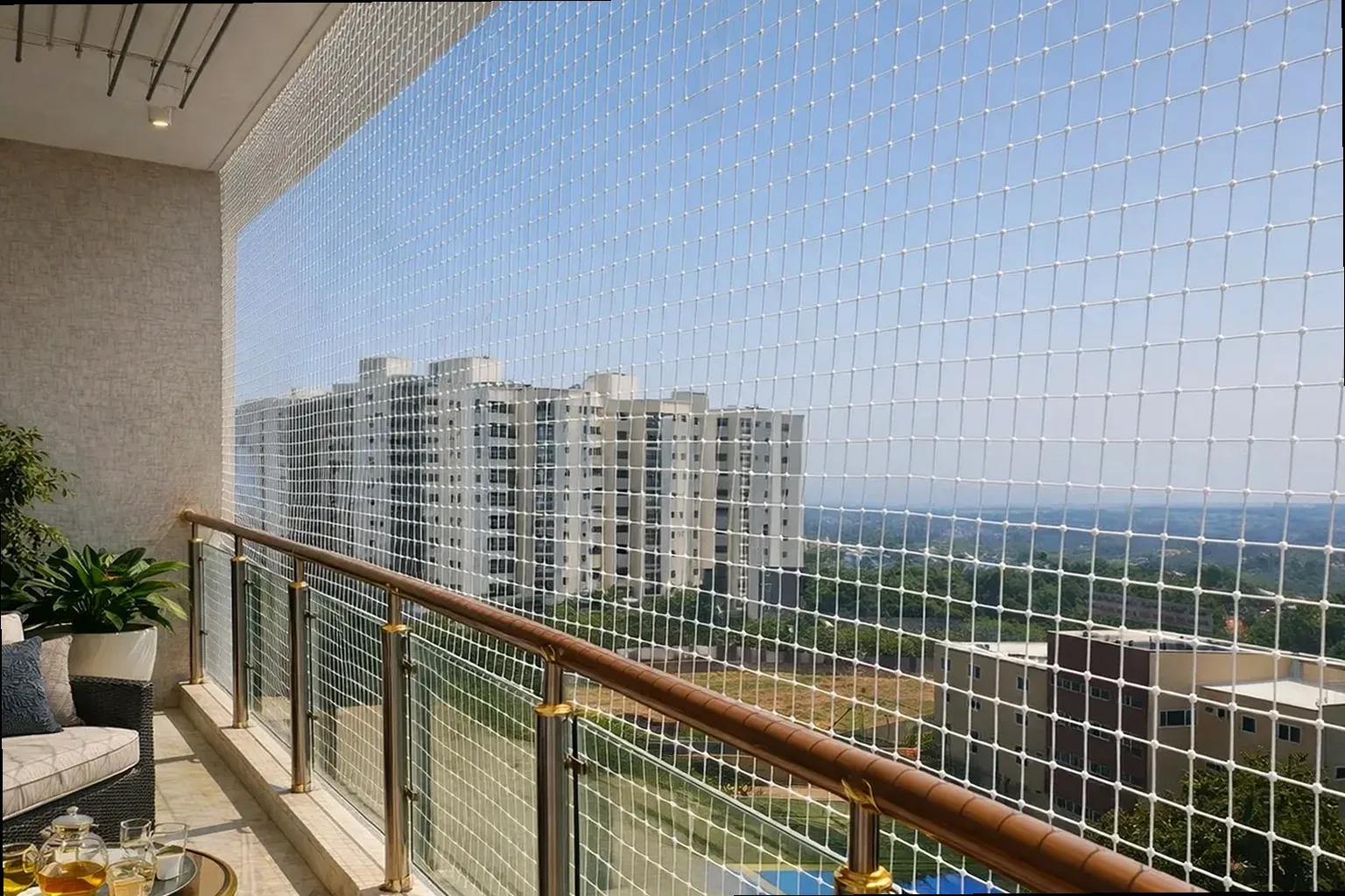 Anti Bird Nets installation reference for Radiance Flourish