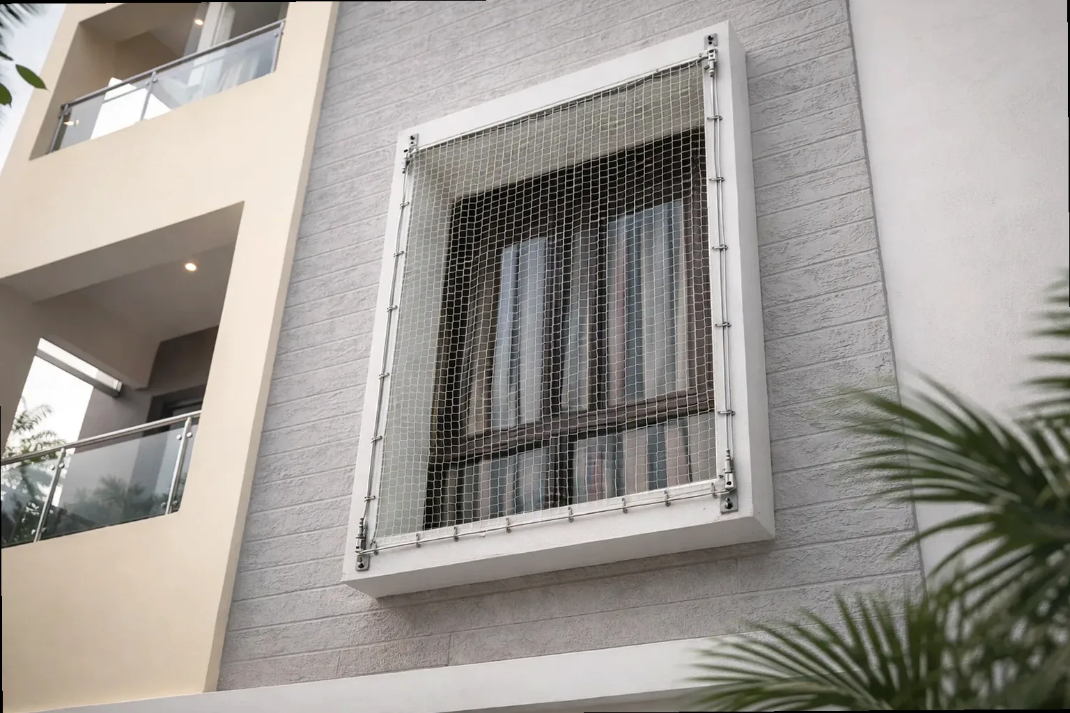 Window Safety Nets installation reference for Starwood Towers