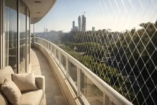 Balcony Safety Nets site context for TVS Emerald Elements