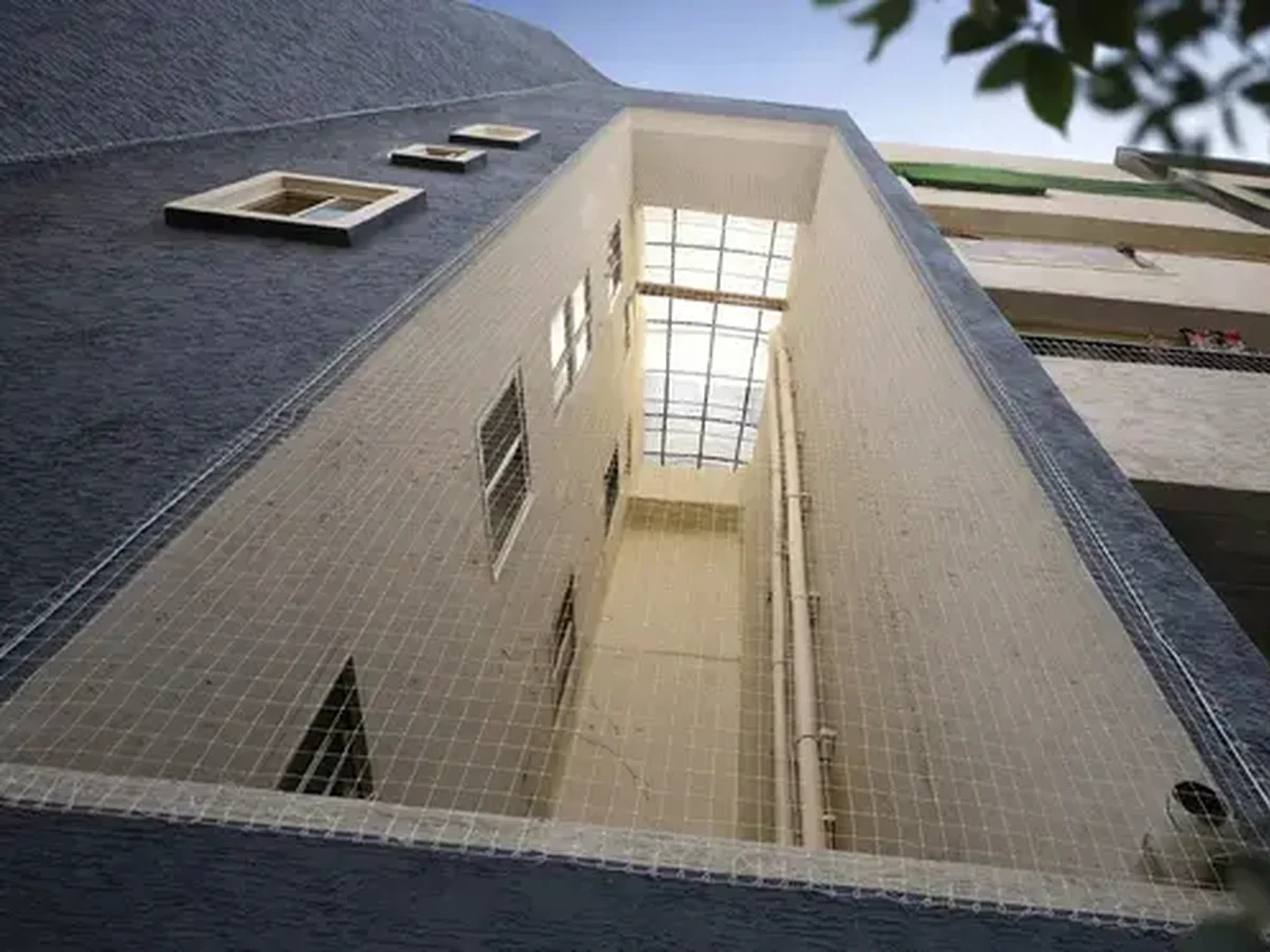 Duct Area Safety Nets installation detail